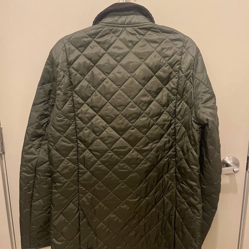 Barbour Men's Heritage Liddesdale Quilted Jacket - Dark Green - Picture 2 of 6